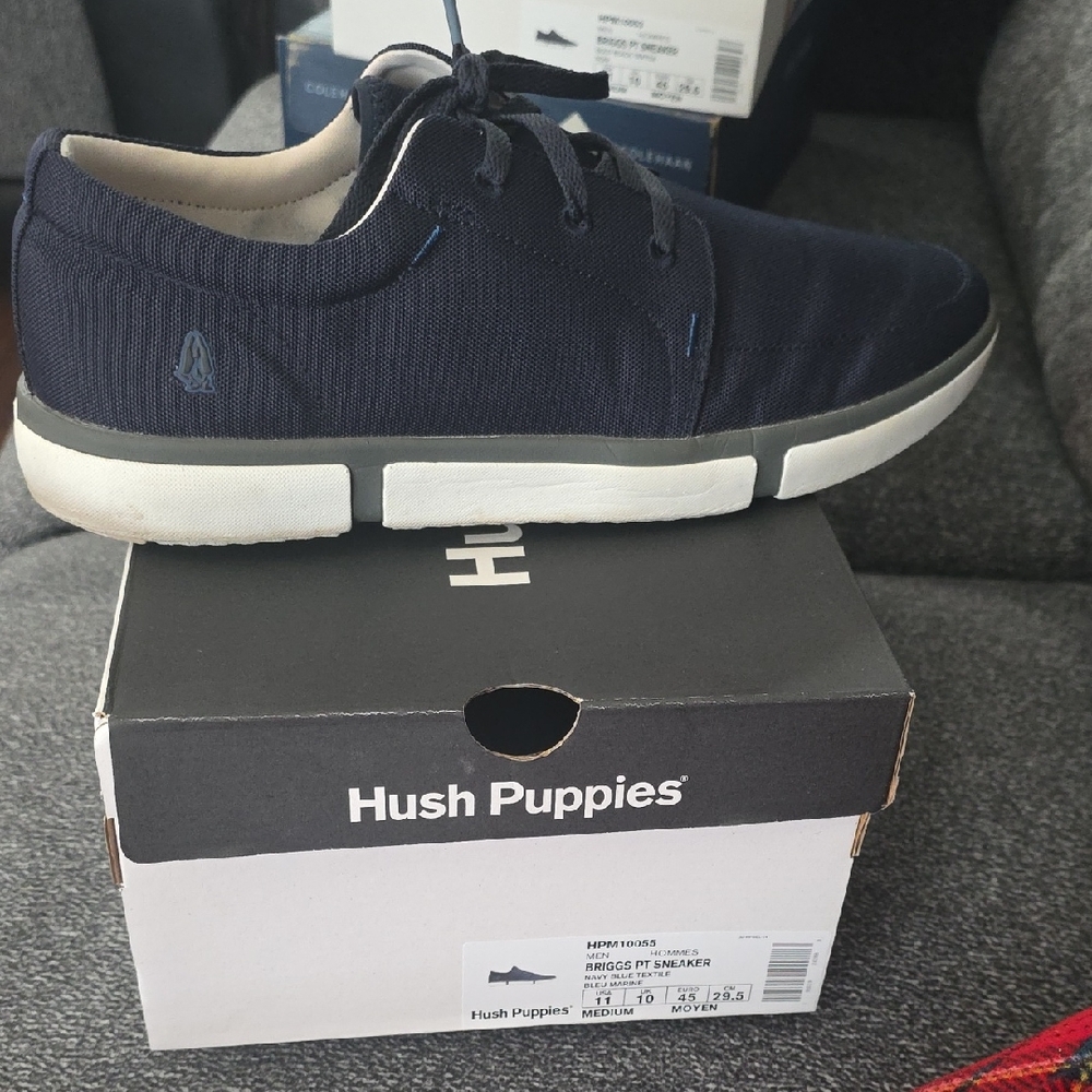 Hush Puppies Men's Dark Blue Sneakers